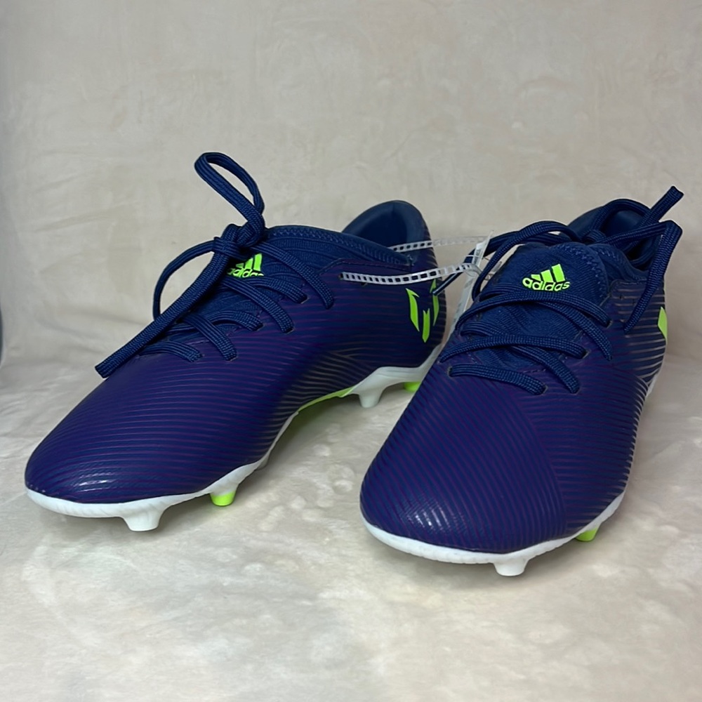 Adidas Nemeziz Messi Fg Size 1 Soccer Cleats Purple/Blue for Kids